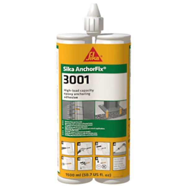 Sikadur Anchor-Fix 3001 - per 20 Oz Dual Cartridge w/Mixer
